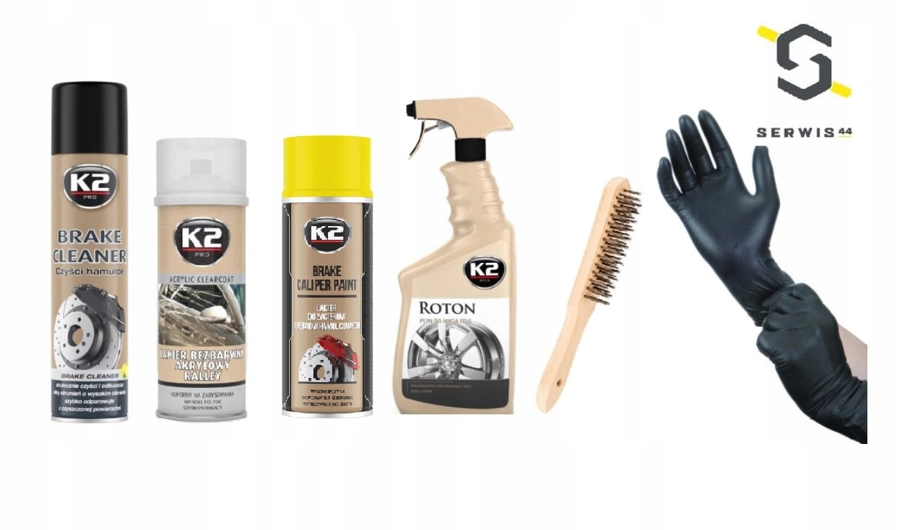 Lakier do malowania zacisków hamulcowych ŻÓŁTY