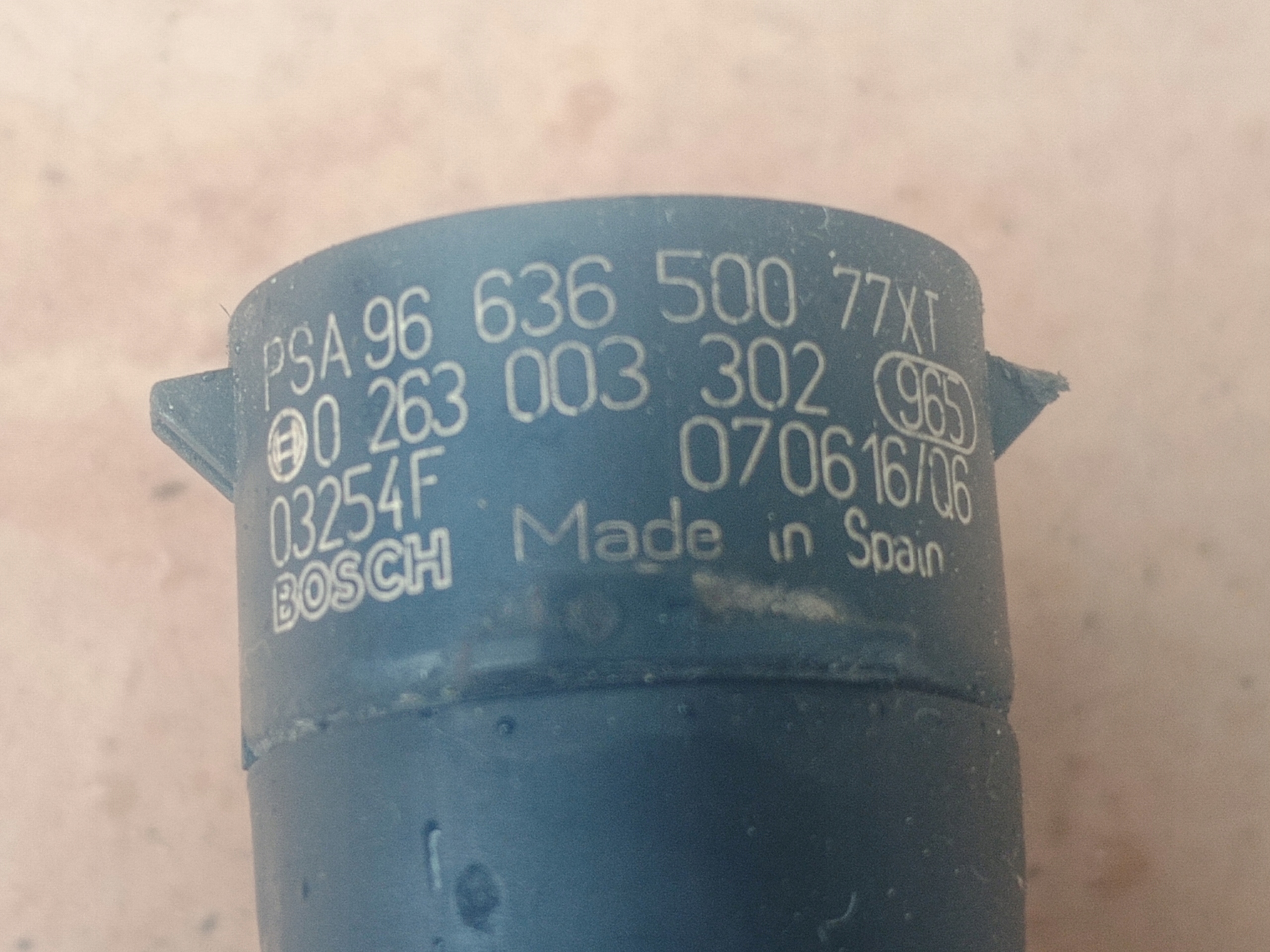 sensor PDC 96636500 PEUGEOT CITROEN