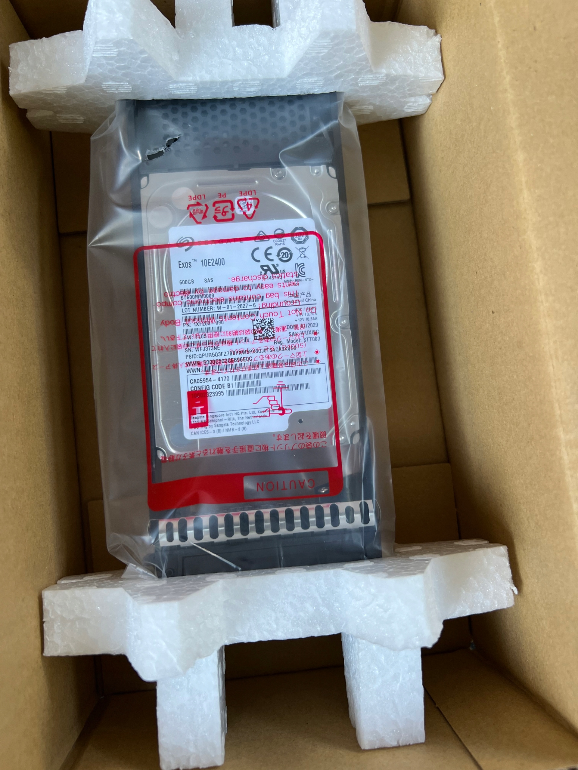 Seagate Exos 10E2400 600GB 2.5'' SAS-3 Eternus DX