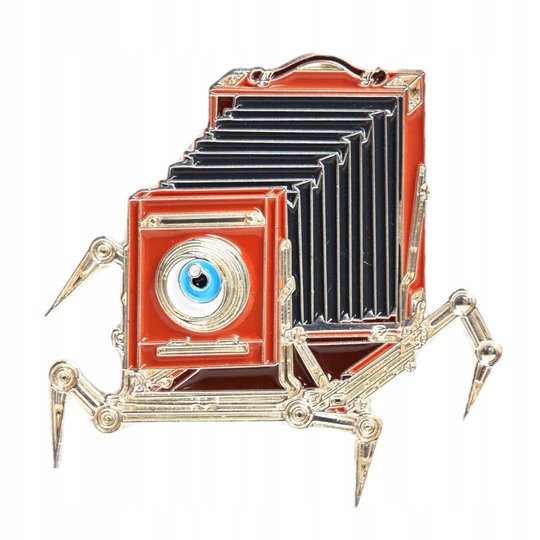 Przypinka Metal Monster Large Format Film Camera Pin