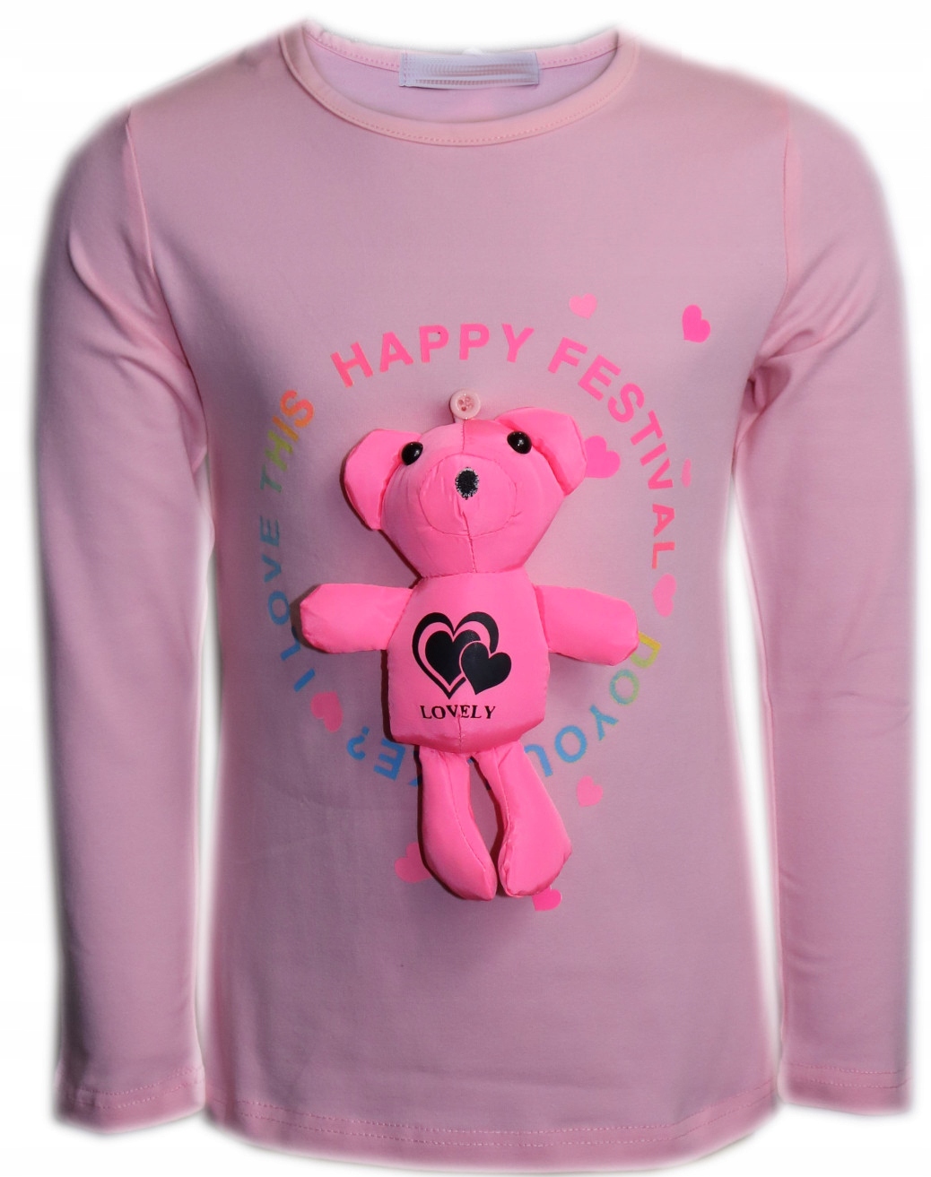 

Dziewczęca bluzka z długim rękawem 134-140