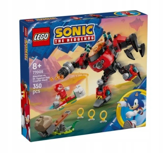 Lego 77005 Sonic Knuckles Vs. Dr. Eggman V Robotice Drtiče Vajec