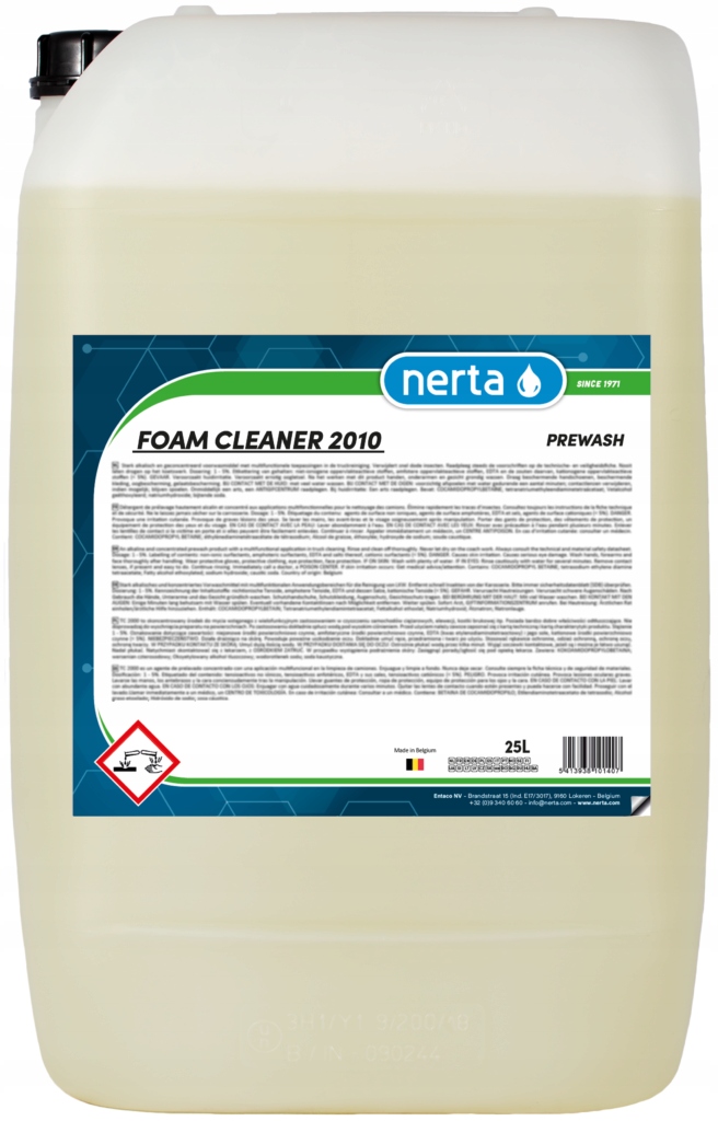 NERTA FOAM CLEANER 2010 AKTYWNA PIANA DO MYCIA WSTĘPNEGO SAMOCHODU 25L