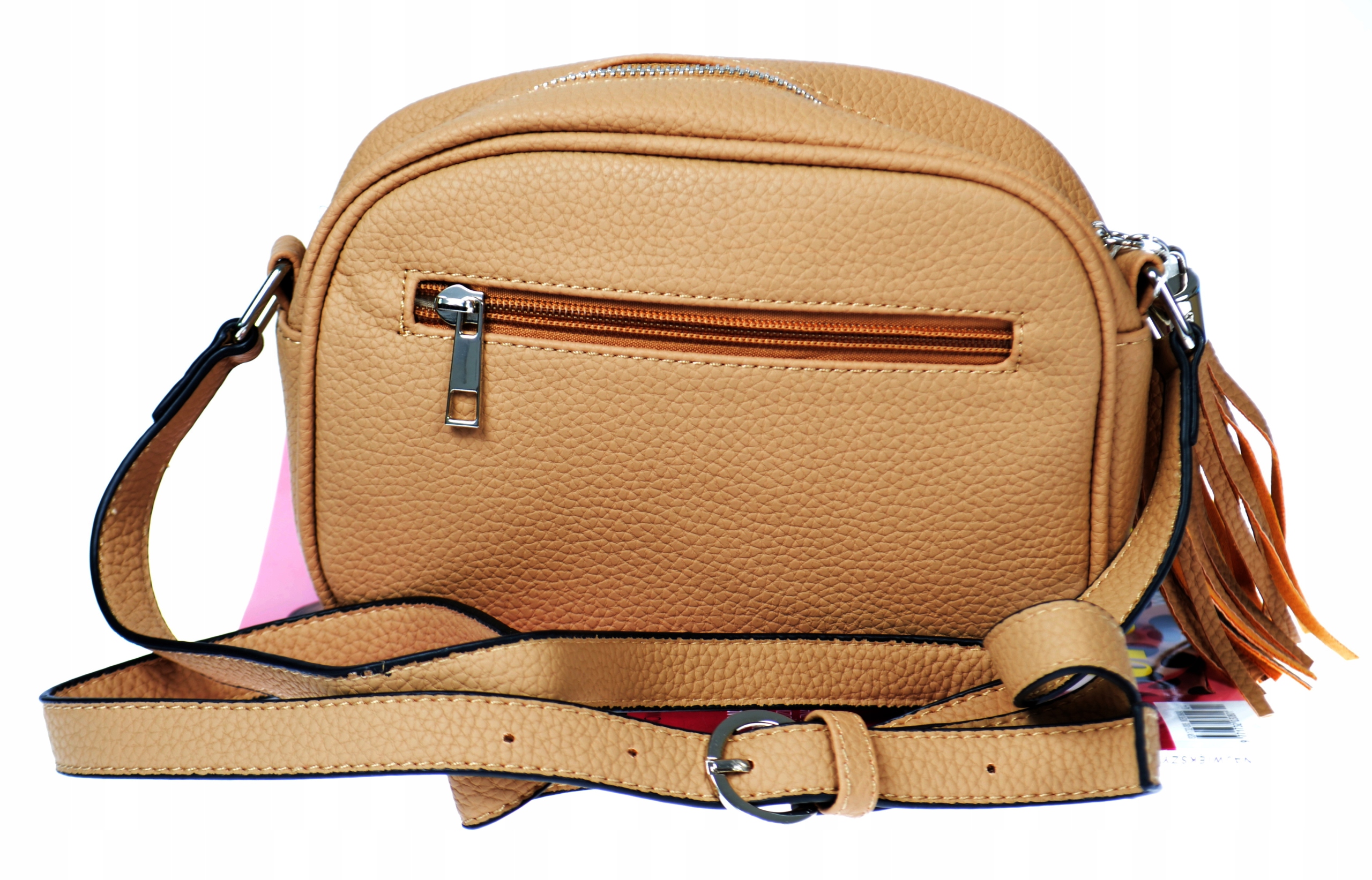 Torebka damska LISTONOSZKA BEŻOWA Wielkość mała (nie mieszcząca A4)