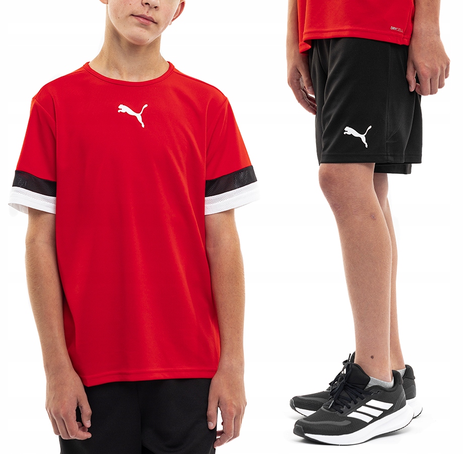 Puma Strój Sportowy Dla Dzieci Koszulka T-Shirt Krótkie Spodenki roz. 152