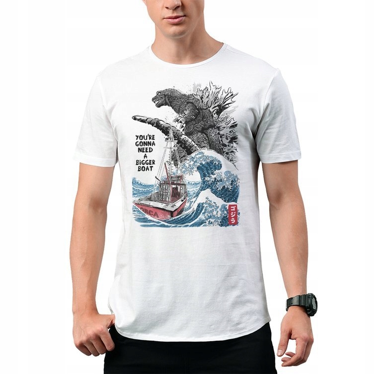

Koszulka T-Shirt Bigger Boat Godzilla M