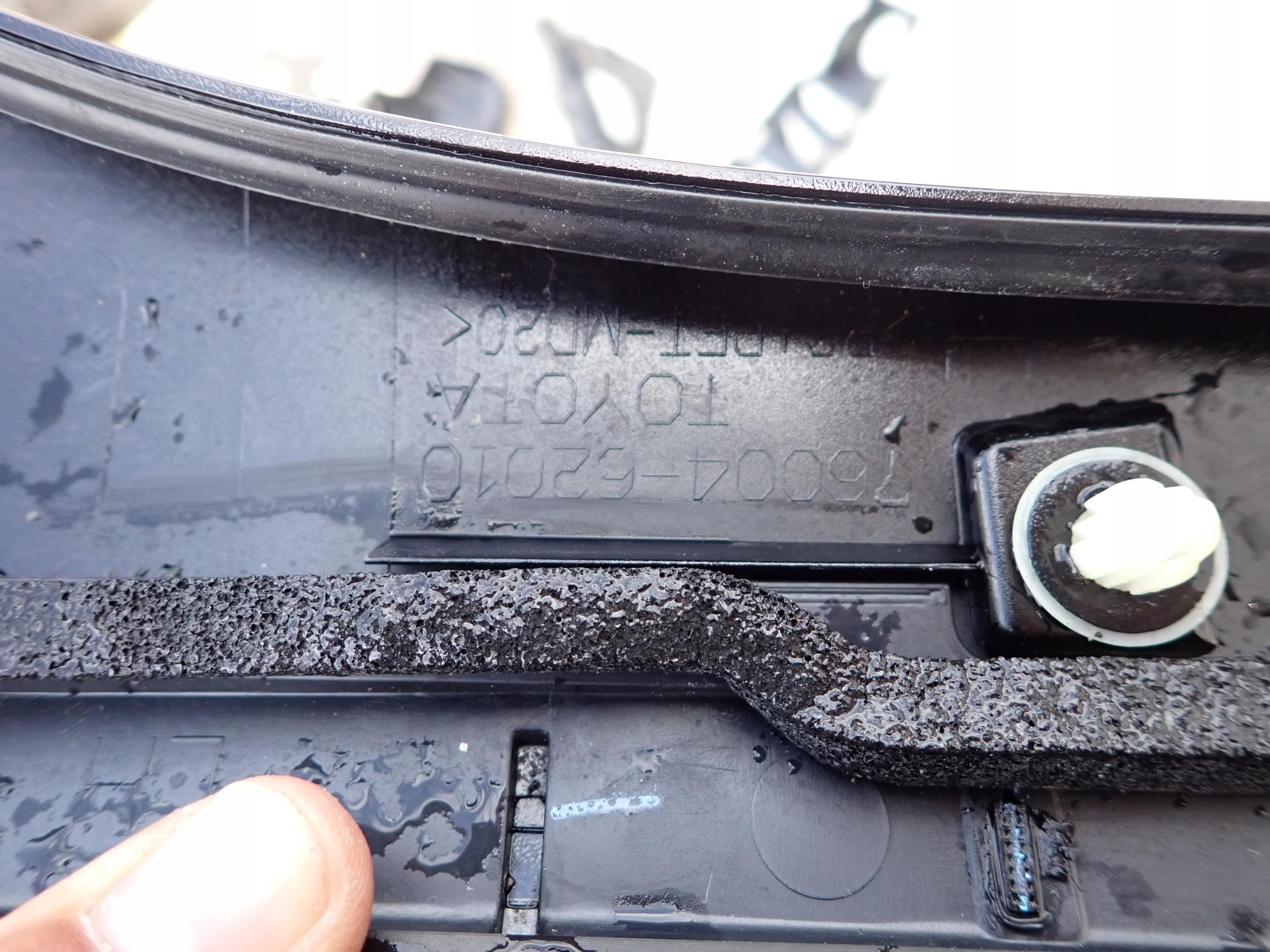 TOYOTA 76004-62010 moulding for SZYBE left front