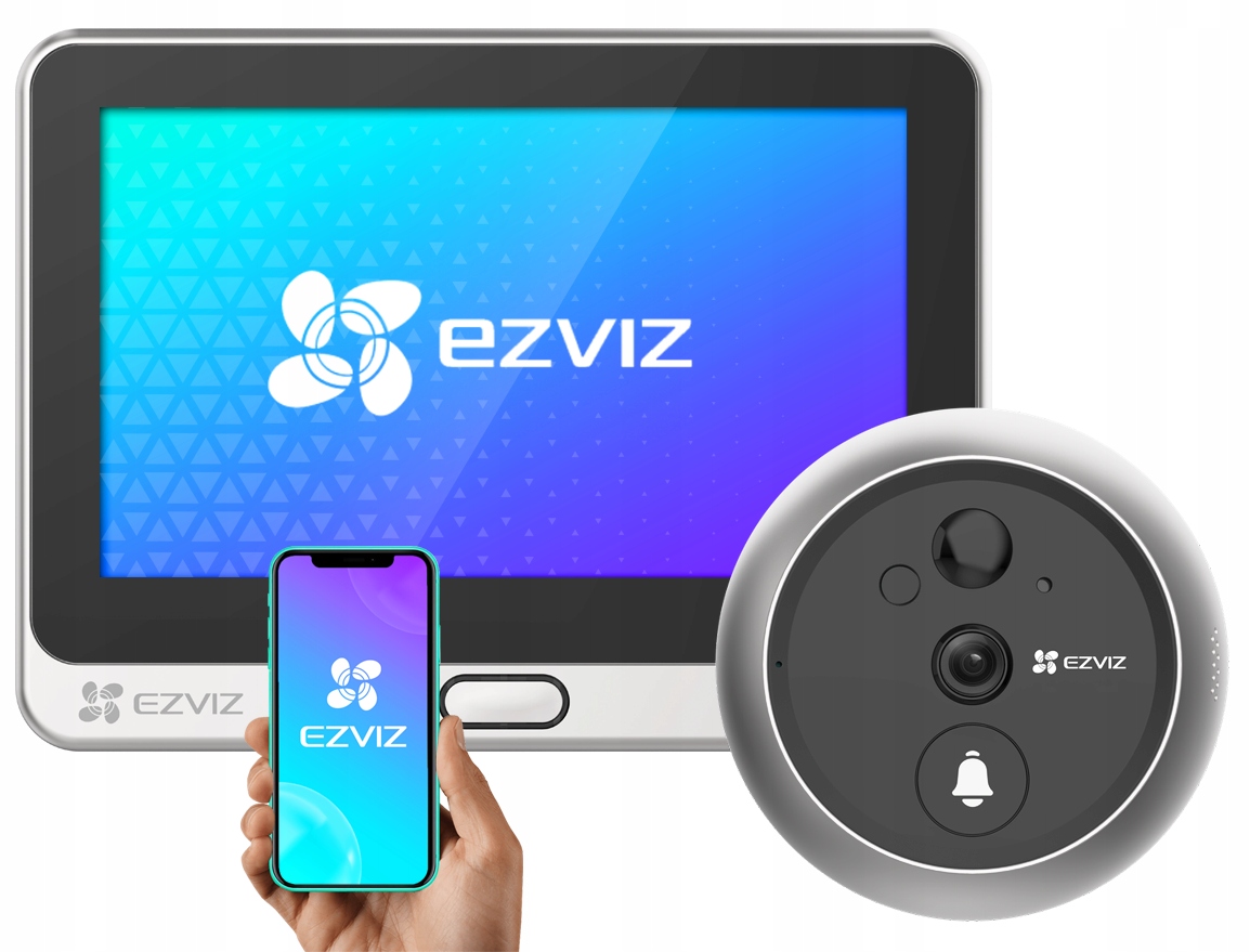 

Wizjer Ezviz DP2C Dzwonek z Kamerą CS-DP2C Judasz