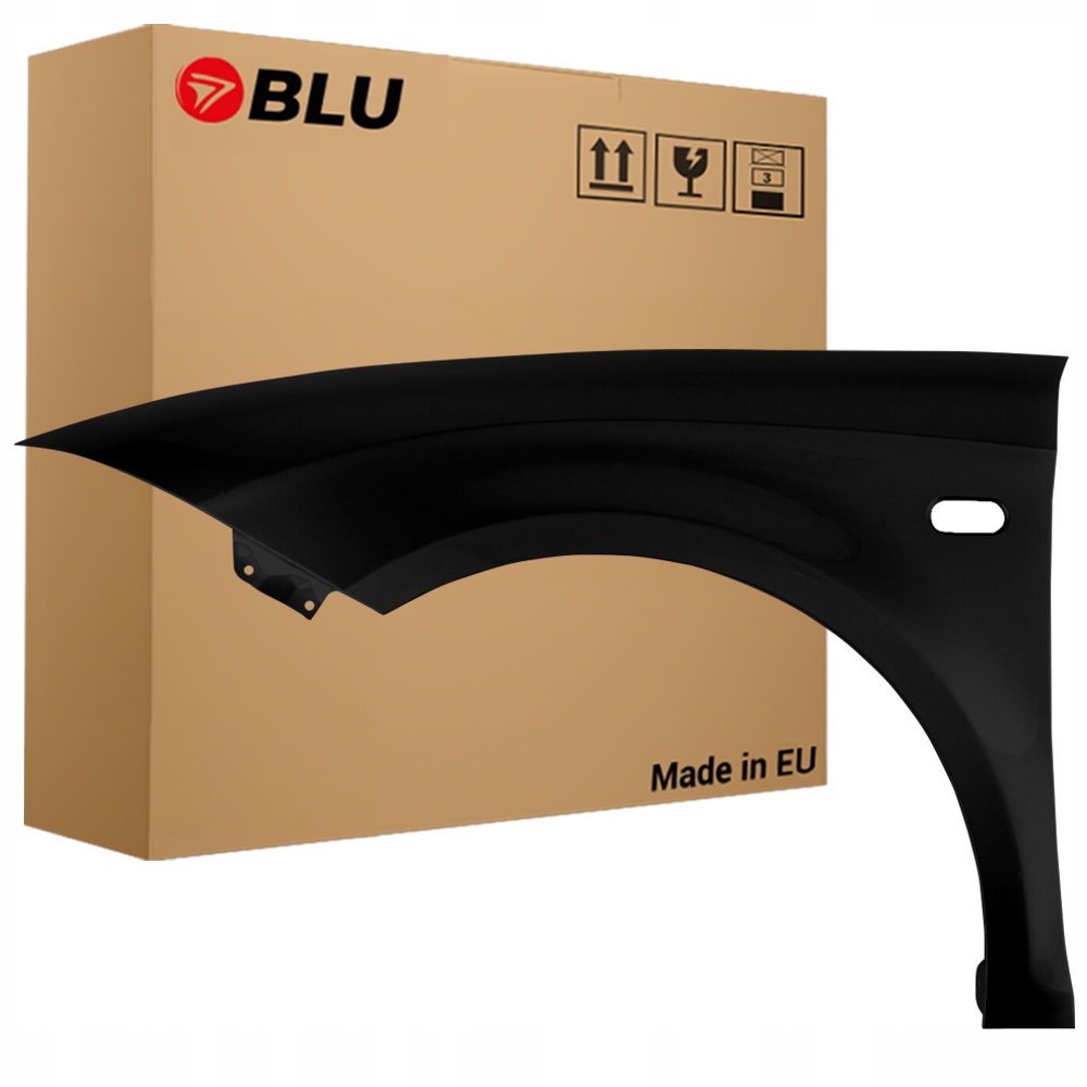 Blu Blatník Seat Leon II 2 1P1 LC9Z levý černý 05-12 přední BlackMagic