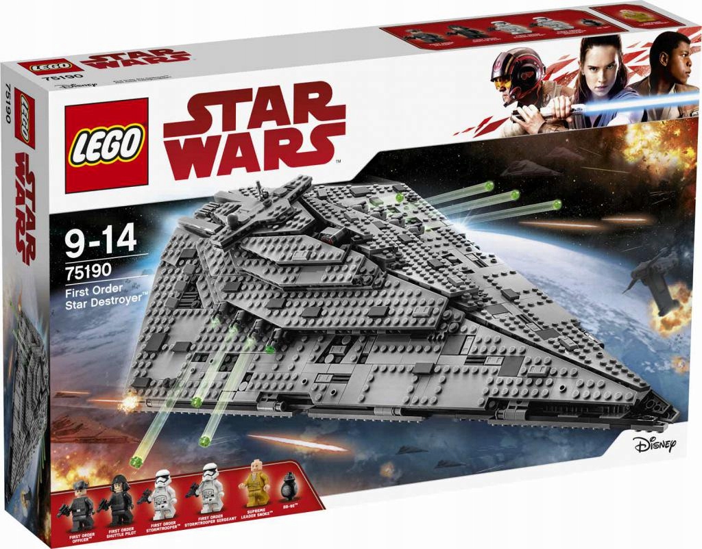 Lego Star Wars 75190 Hvězdný ničitel Nejvyššího řádu