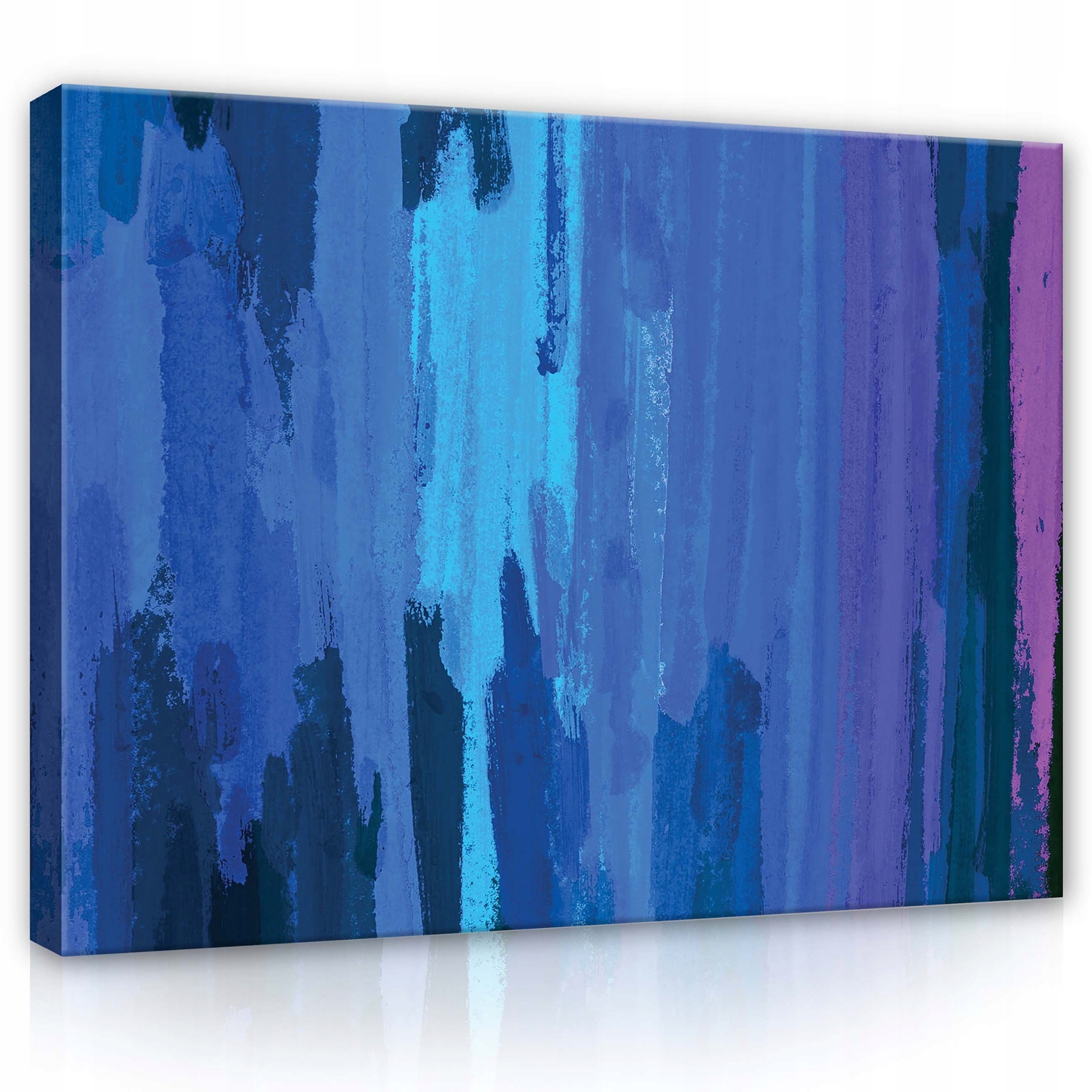 Obraz 80x60 Abstrakce modrá fialová textura hloubka barvy klid