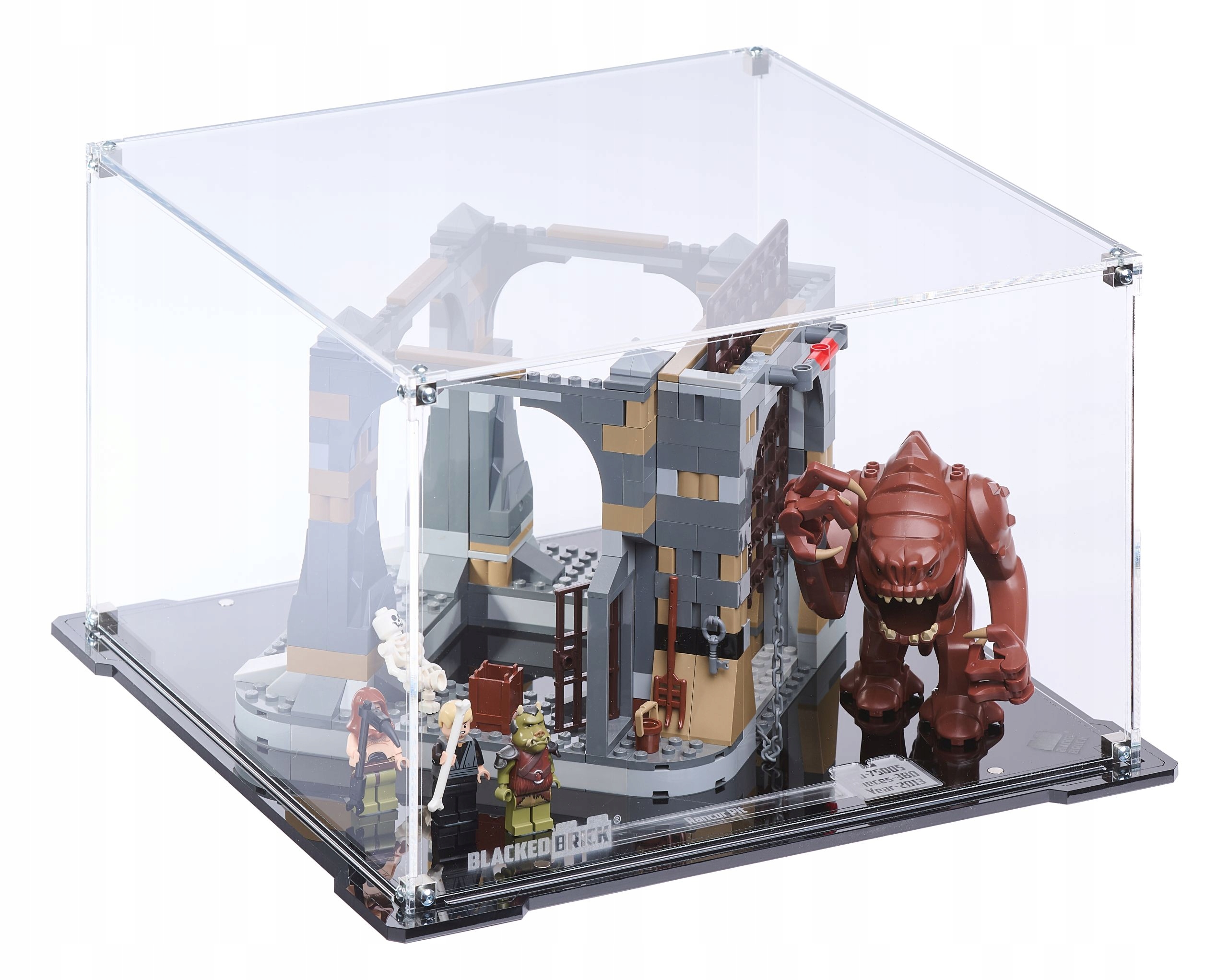Vitrína Blacked Brick pre Lego 75005 Star Wars Rancor Pit