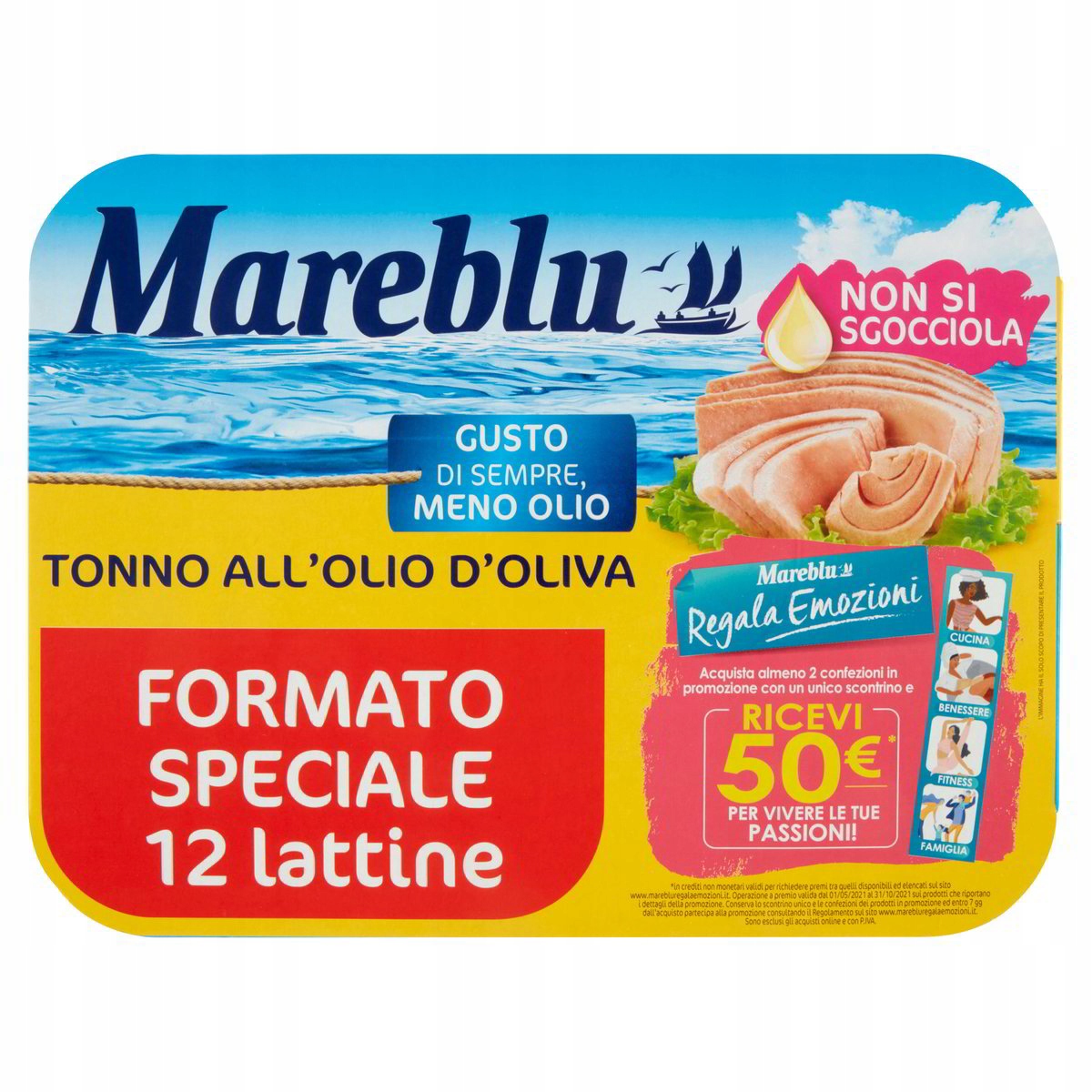 Levně Mareblu tonno all'olio di oliva mareblu 0,72 kg
