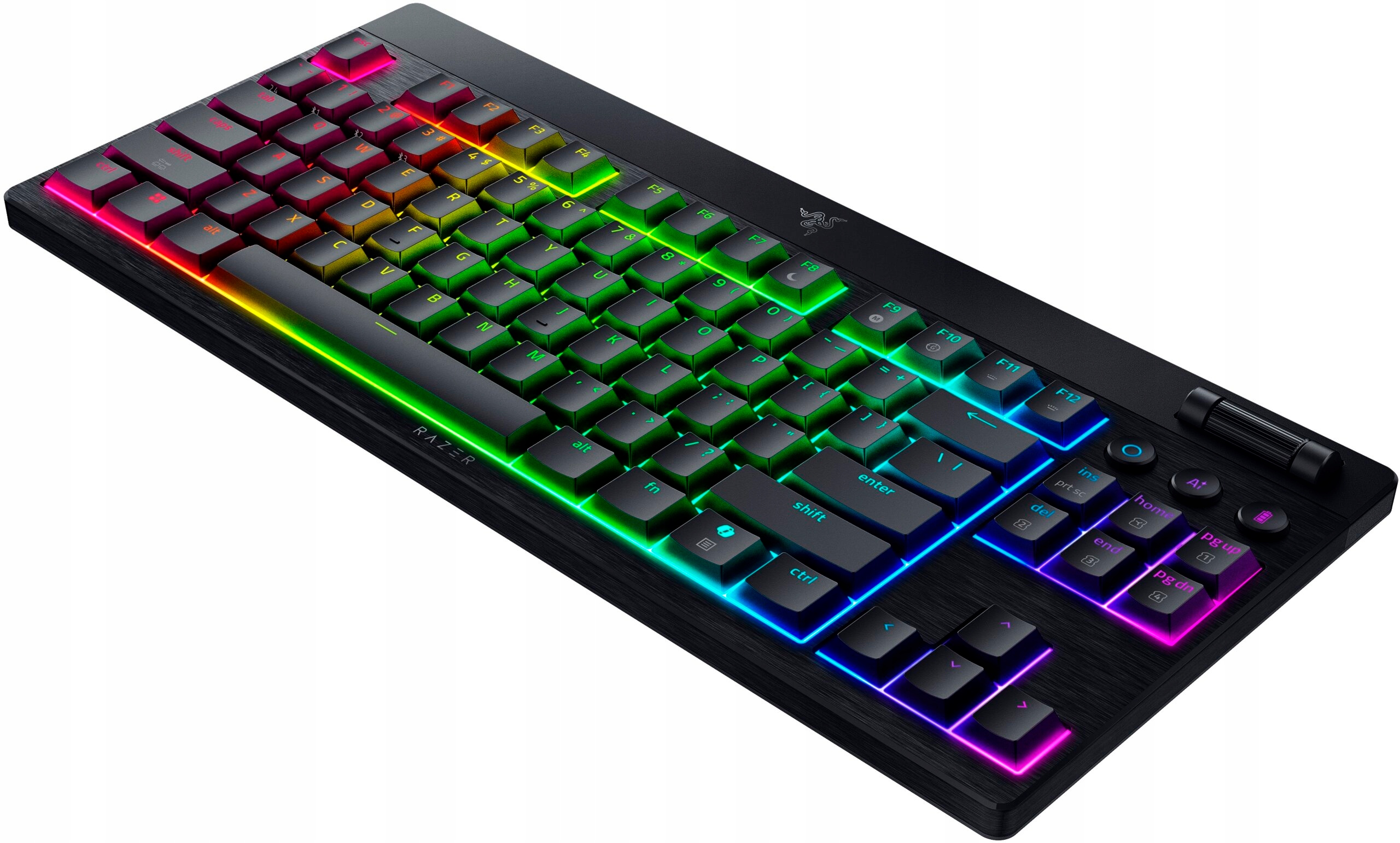 Razer Klawiatura BlackWidow V4 Low-Profile TKL HyperSpeed, Pomara?czowy, US — 8