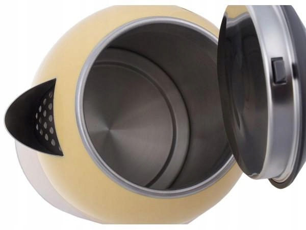 Czajnik elektryczny cichy, stal 1,7l beżowy Pojemność 1.7 l