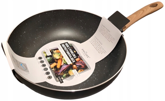 PATELNIA WOK 28CM Z POWŁOKĄ NIEPRZYWIERAJĄCĄ SMUKEE