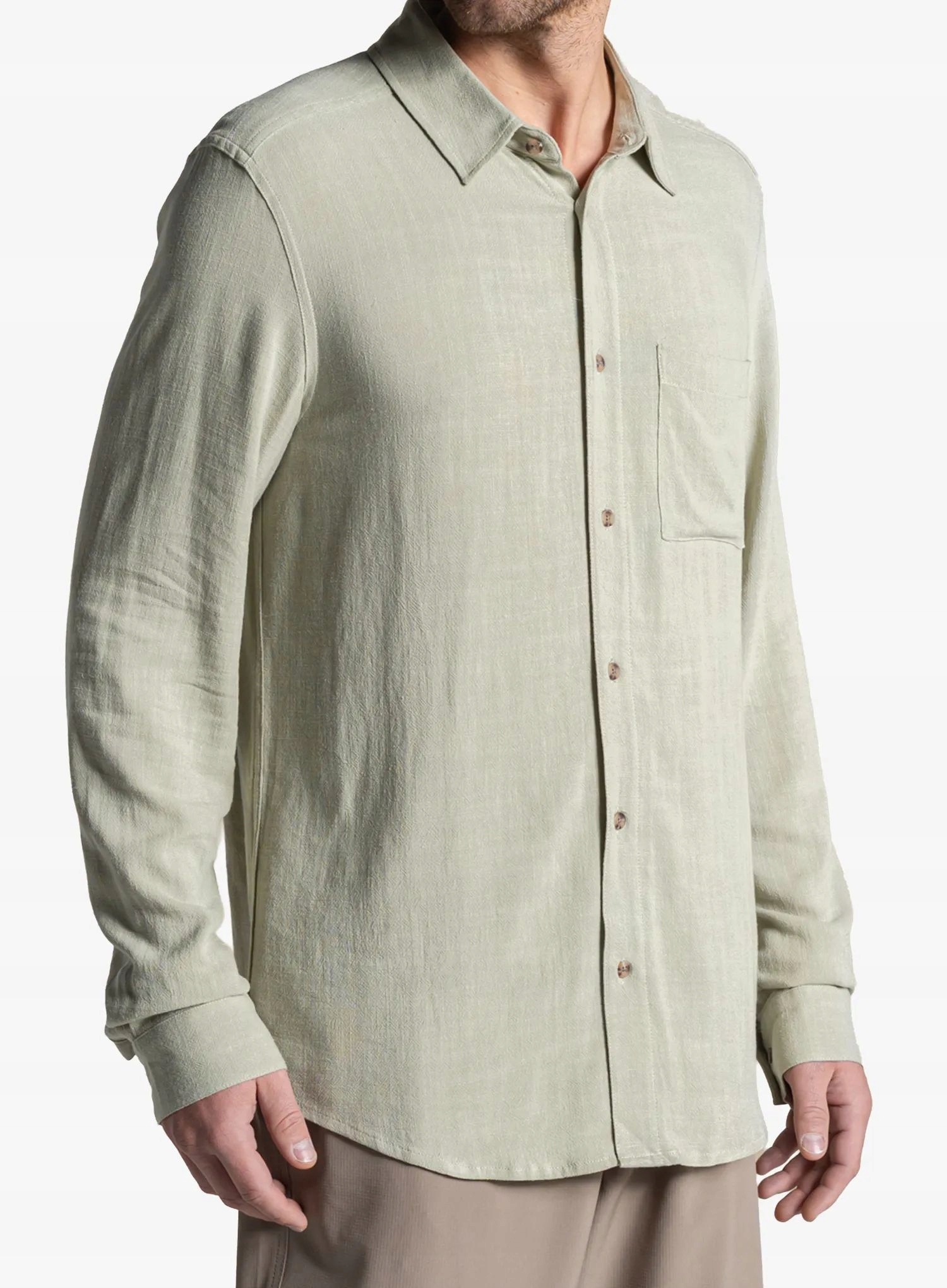 Košile Craghoppers Azaden Long Sleeved Shirt světle šedá S