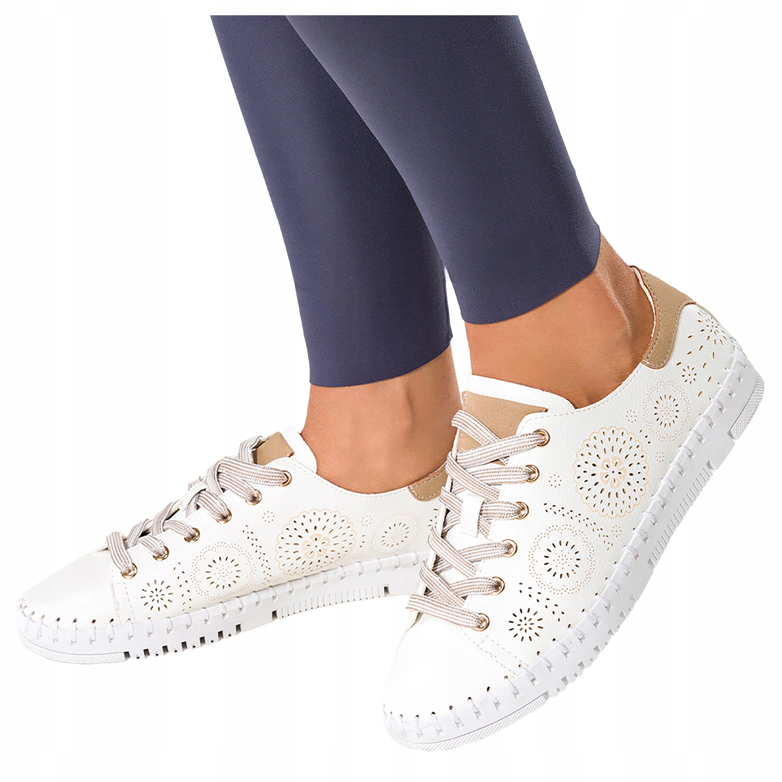 Sportovní Obuv Dámské tenisky Ažurové Pohodlné Elastická podrážka r 36