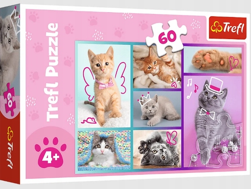 

Puzzle 60 Słodkie Kociaki Kotki Trefl 17373