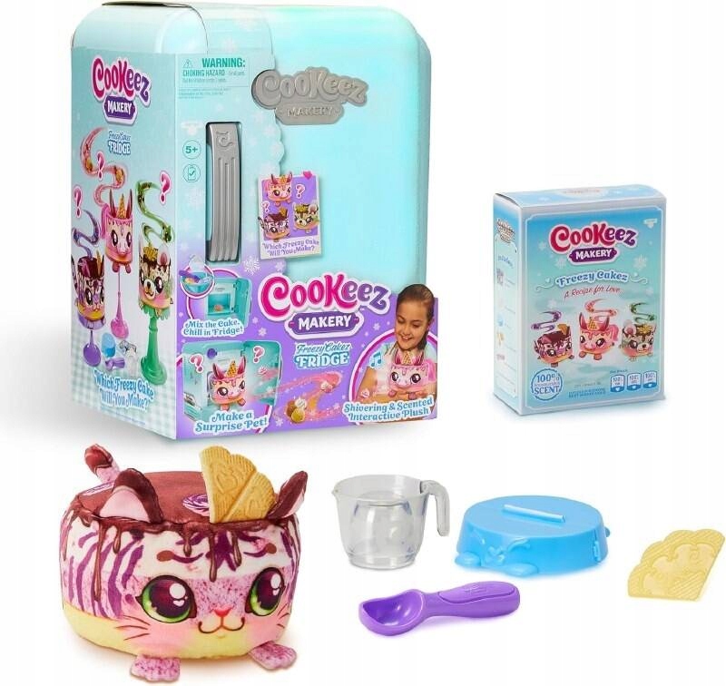 Zestaw do odgrywania ról Moose Toys Cookeez Makery z lodówką i pluszakiem
