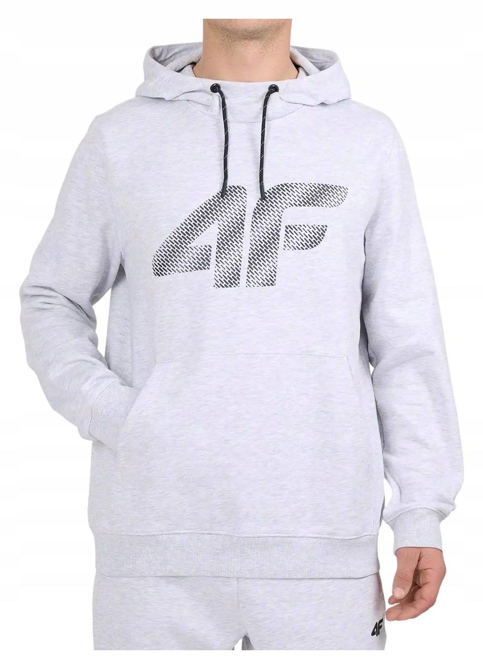 Mikina 4F M2548 Chladná Světlá šedá Melanž 4FWMM00TSWSM2548 27M vel. M