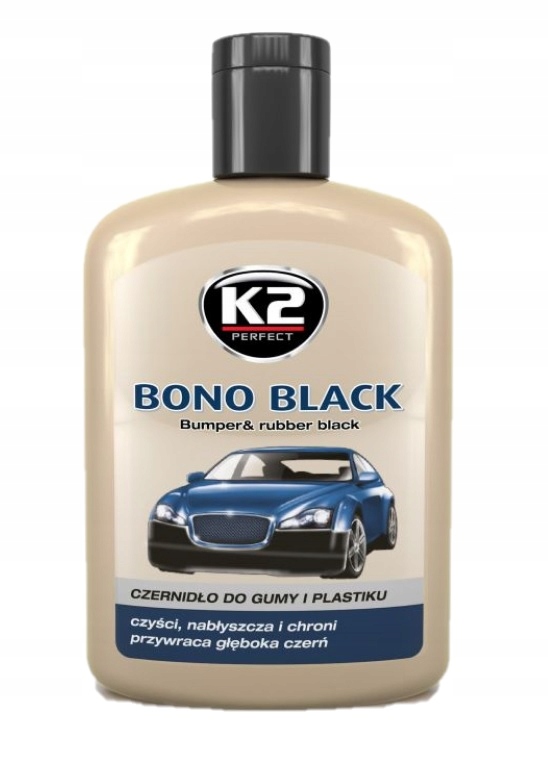 CZERNIDŁO DO GUMY I PLASTIKU K2 K030 BONO BLACK