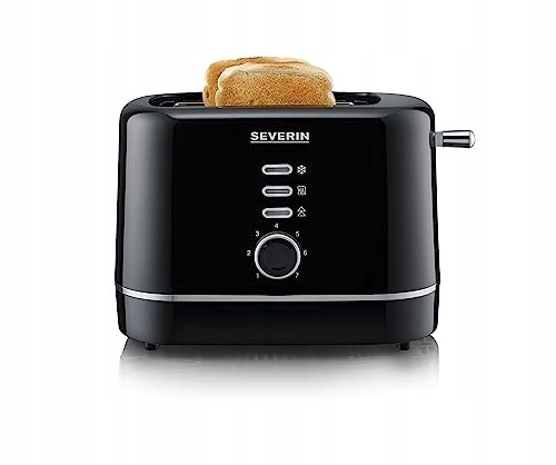 SEVERIN Toster 2 Kromki 850W Czarny — miniatura 5
