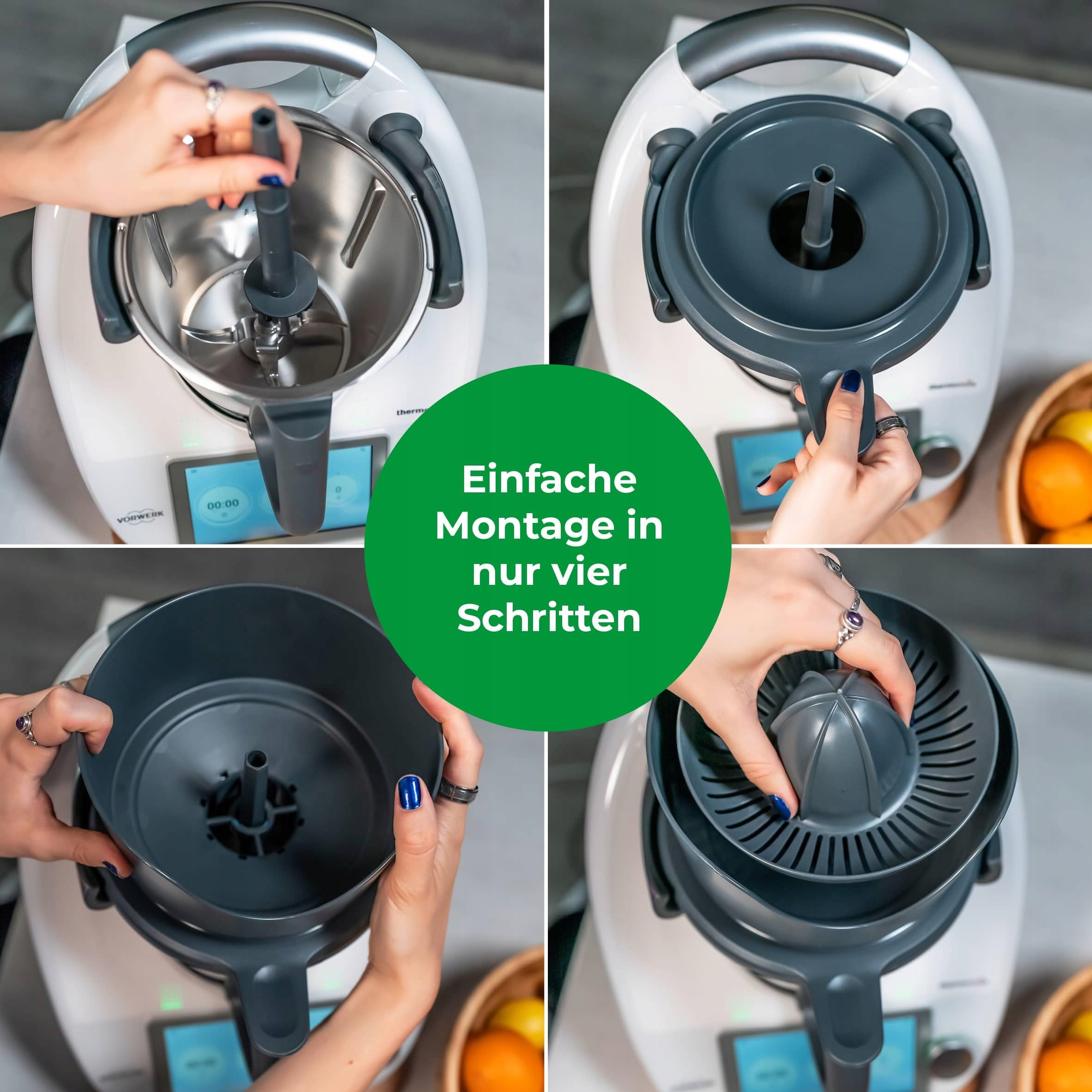 WUNDERMIX Wyciskarka Do Soków Do Thermomix TM6 TM5 TM31 Zitruspresse Niemcy — miniatura 4