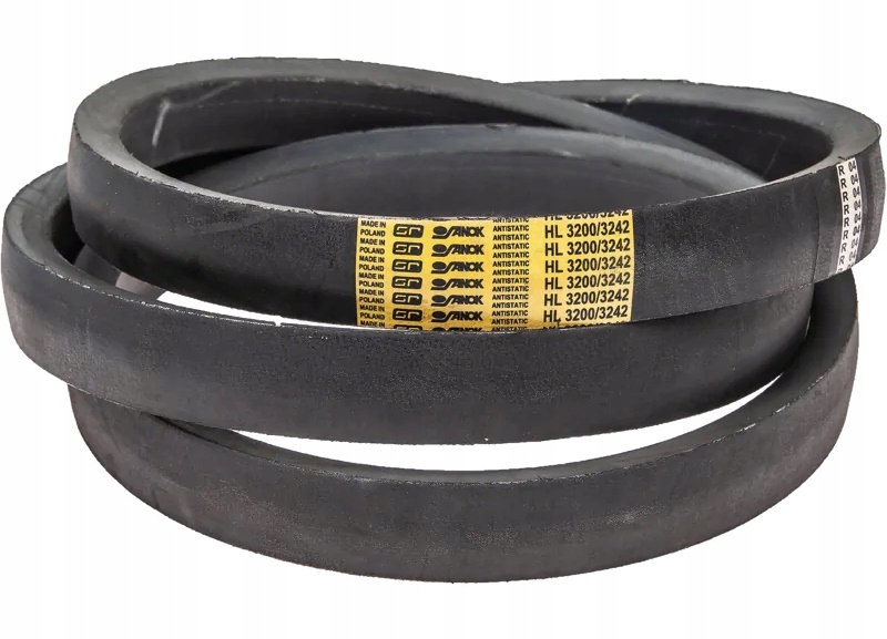 Podvozkový klínový řemen Bizon HL3200 pás 45x3200 Stomil Žlutý