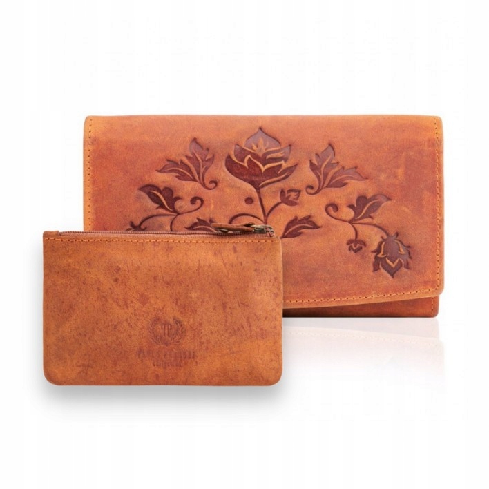 Dárková Sada Dámská kožená peněženka a Pouzdro na klíče Paolo Peruzzi