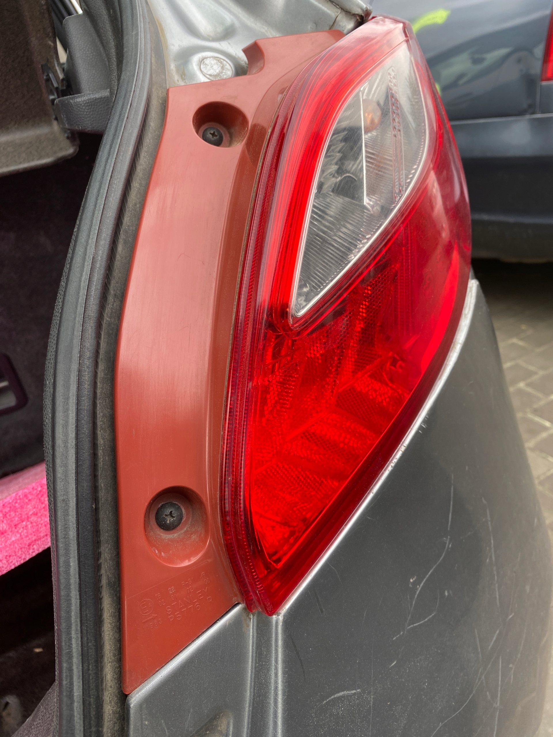 light right rear rear part Mazda 2 II 08-15