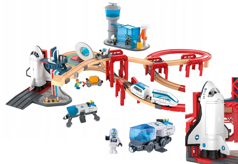 STACJA KOSMICZNA kolejka drewniana KOSMODROM HIT EAN (GTIN) 4055334262538