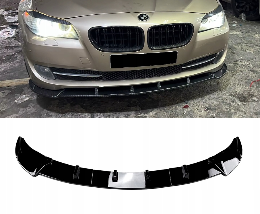 Bežný Nárazník Pre Bmw F10 F11 2011-2014 Predlift, Čierny Lesk