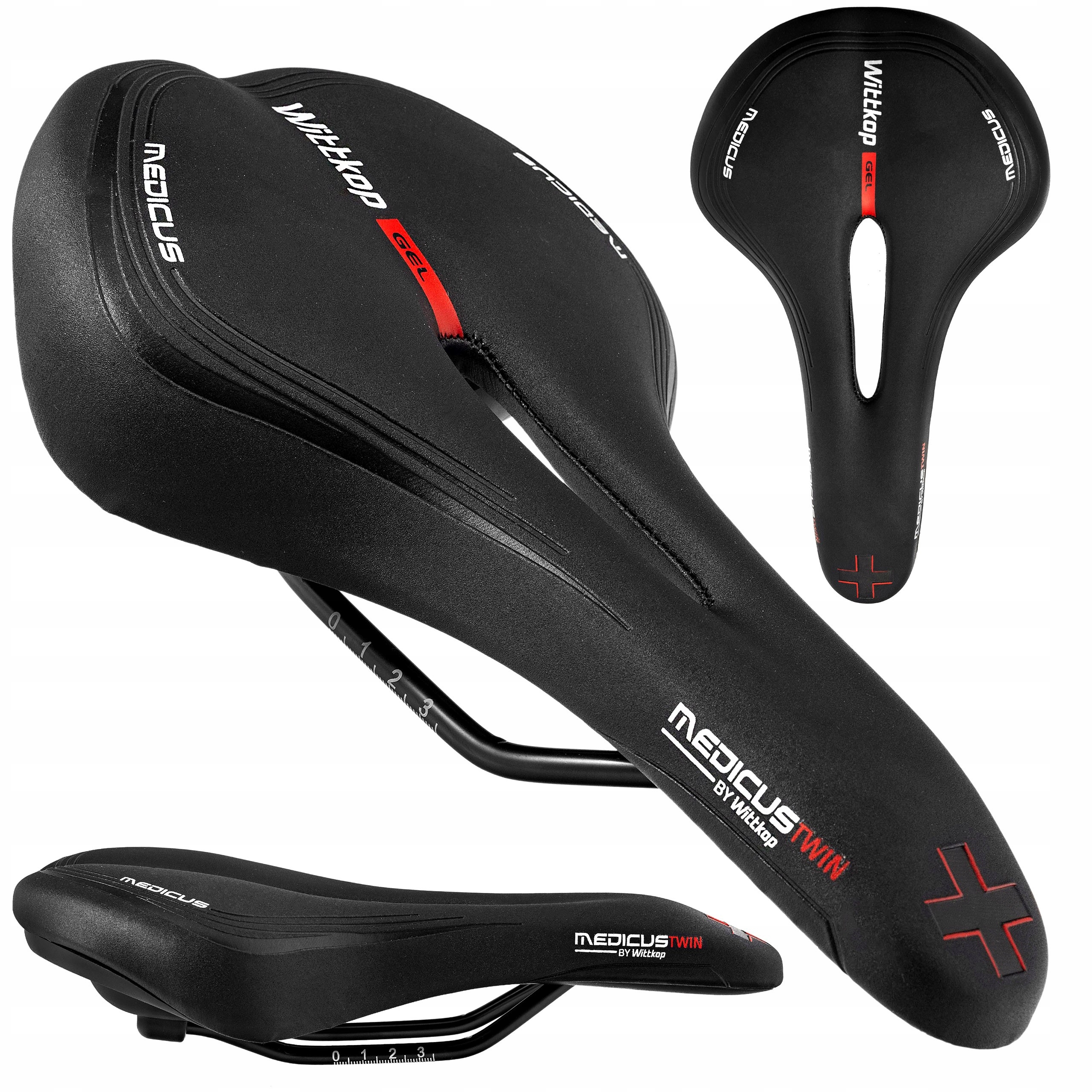

Siodełko Wittkop Medicus Twin 4.0 Żelowe Trekking