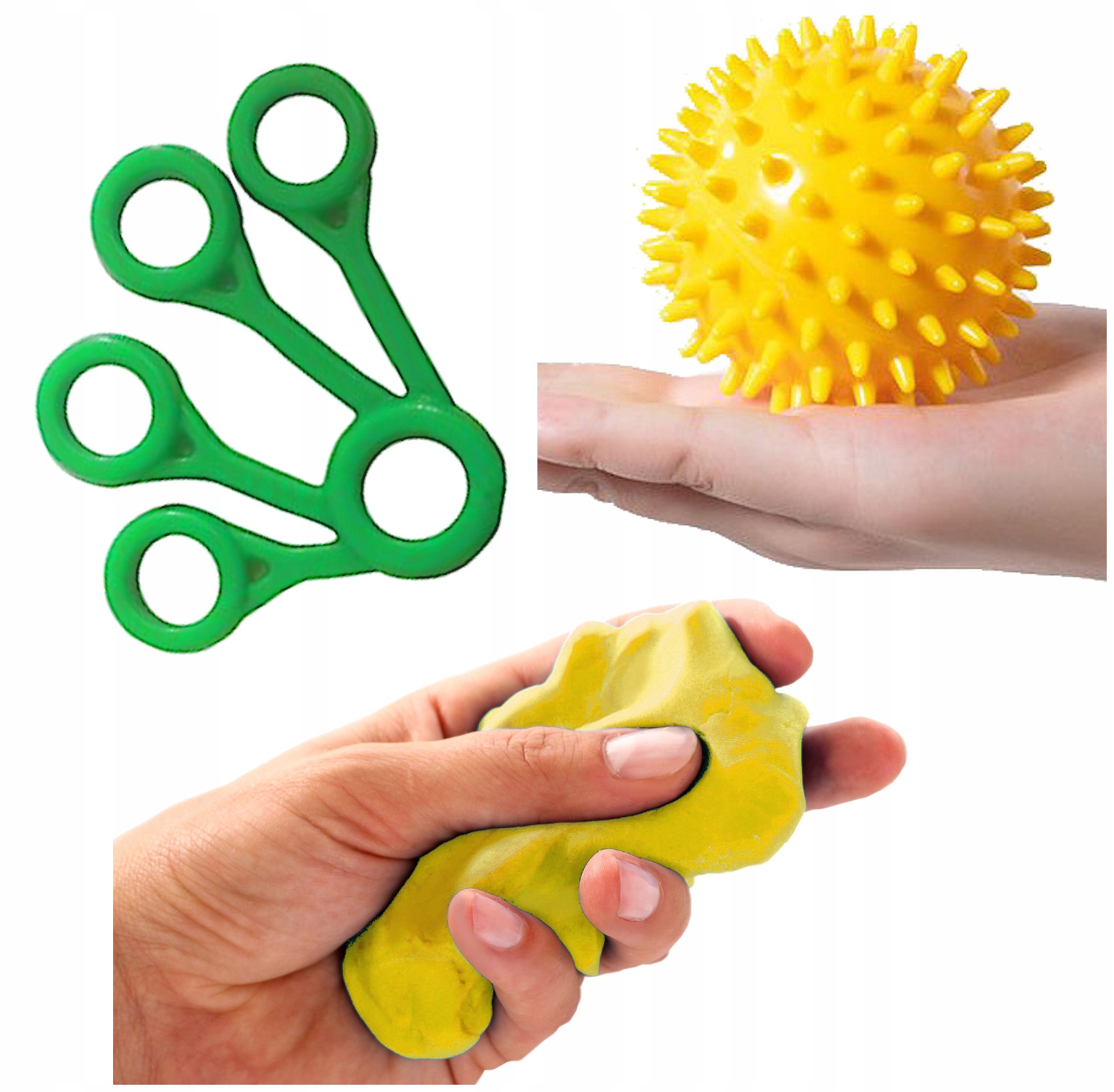 

Piłeczka z kolcami rehabilitacyjna ręki jeżyk masa