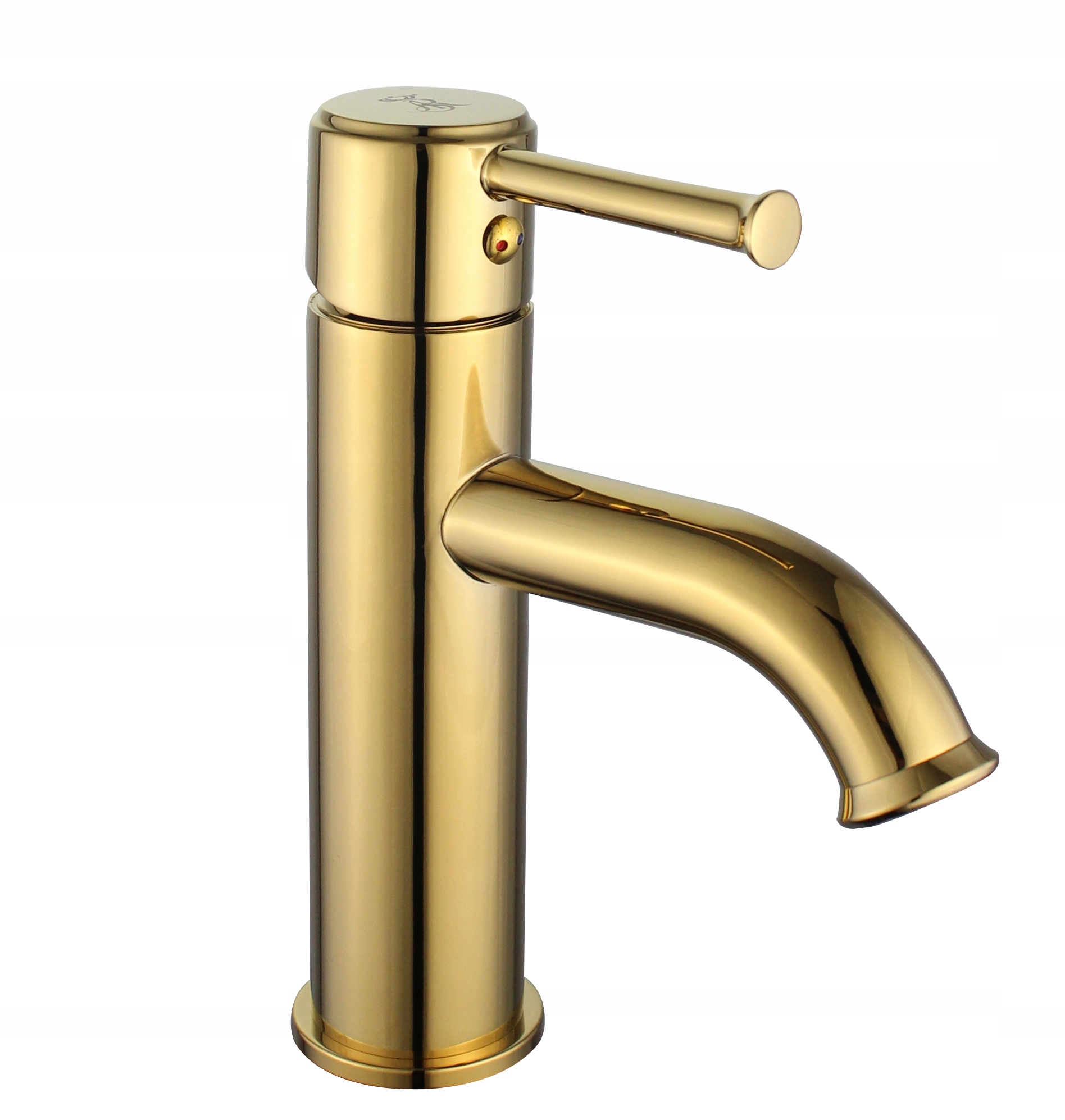 WYSOKA ZŁOTA BATERIA UMYWALKOWA SZTORCOWA