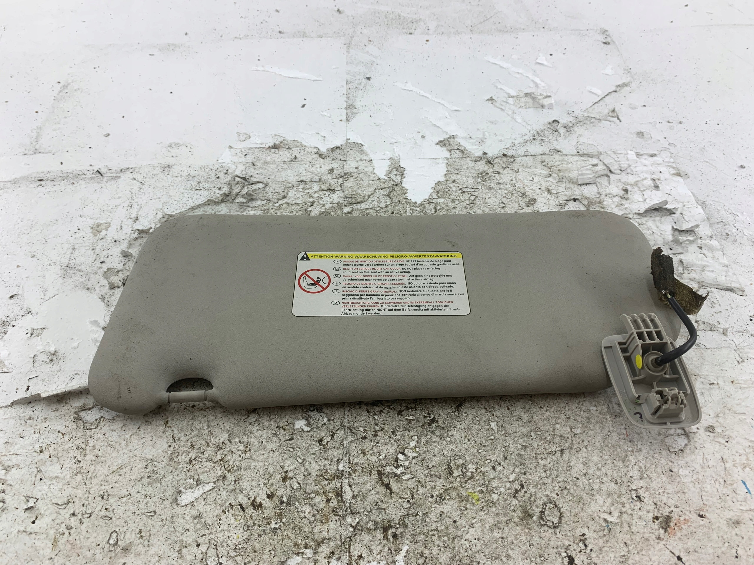 PEUGEOT 407 cover visor right