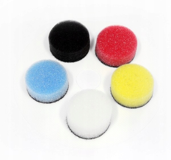 Nat Zestaw gąbek polerskich Nano Polisher 25mm