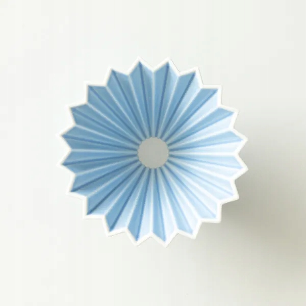 ORIGAMI DRIPPER ZAPARZACZ DO KAWY PORCELANOWY S MATOWY NIEBIESKI Model Ceramiczny S Matowy Niebieski
