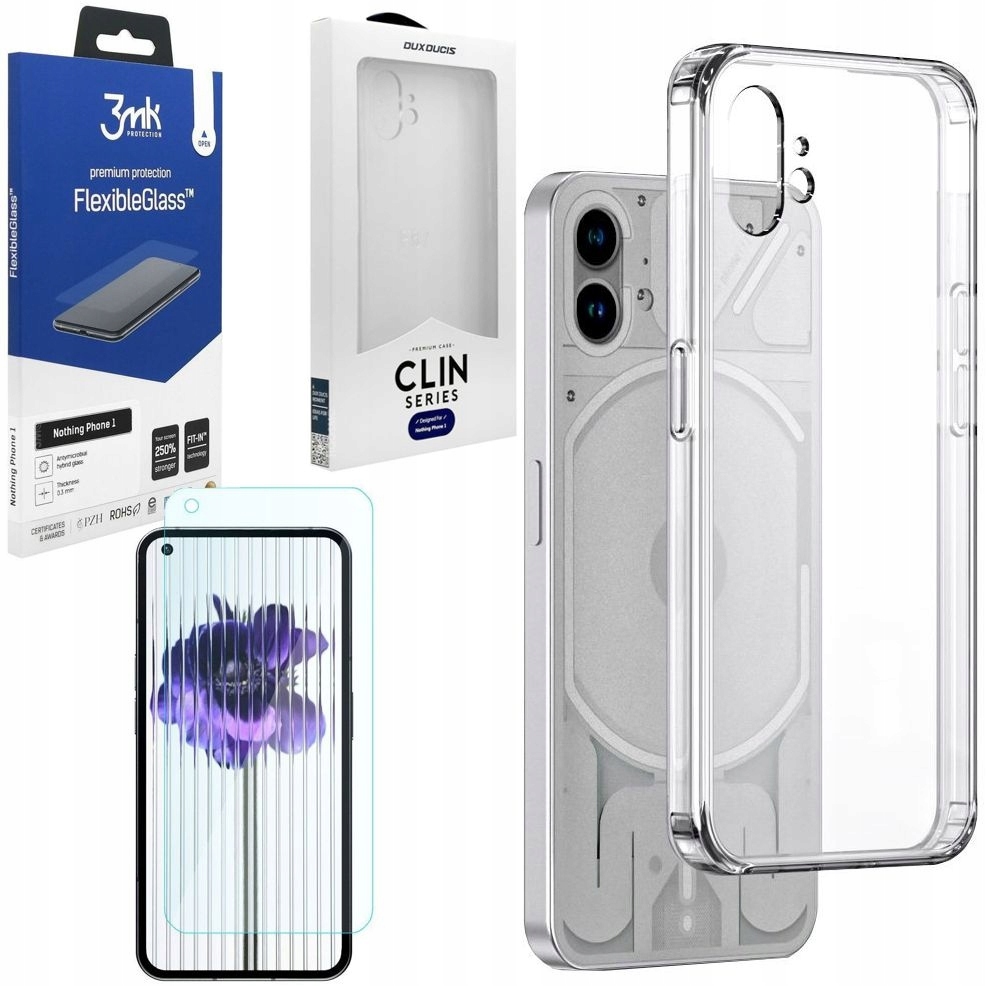 

Etui Szkło 3mk do Nothing Phone, Dux Ducis Case