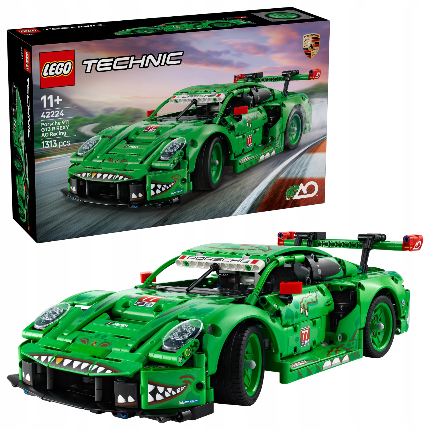 Lego Technic 42224 Auto Porsche 911 GT3 R Rexy Ao Racing
