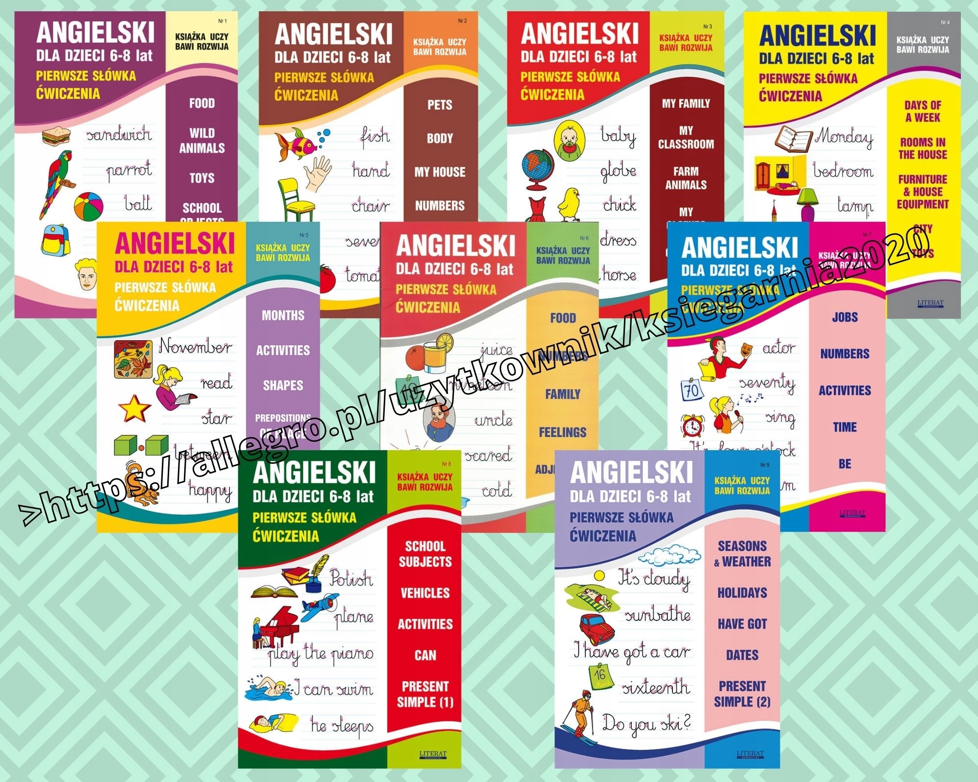 Angielski dla dzieci- zestaw 9 ćwiczeń