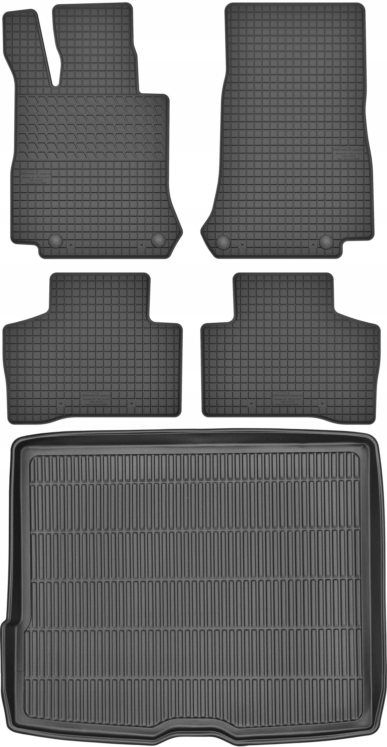 Mercedes Glc X253 Suv 2018 Gumové rohože rohož