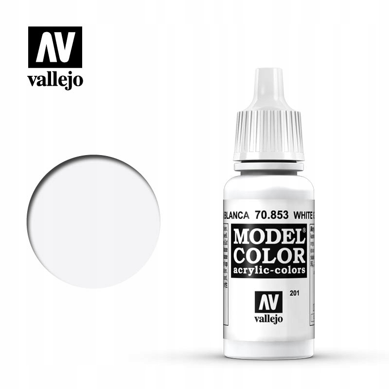 VALLEJO Model Color White Glaze 17ml