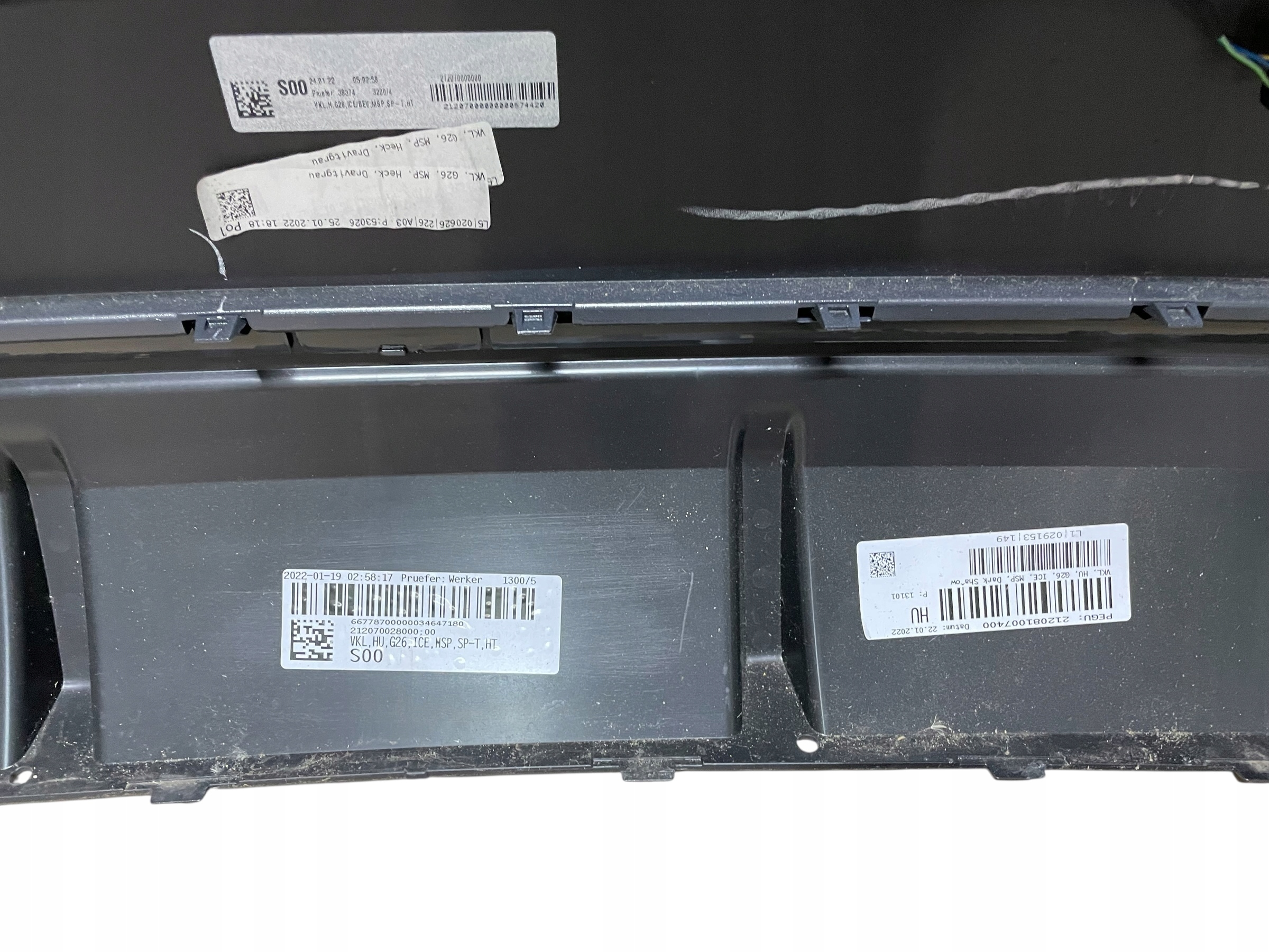 Paraurti posteriore 6 x PDC cablaggio m-packet BMW 4 G26 IDEAL colore C36