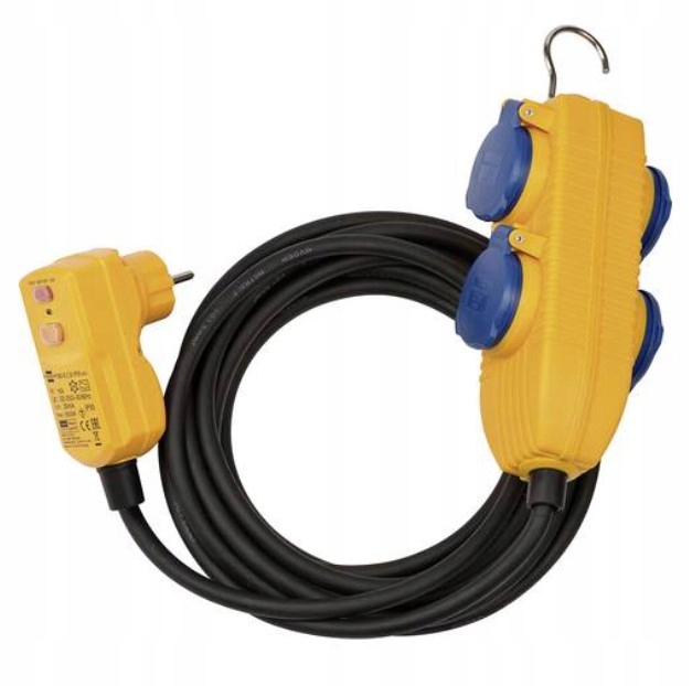 Prodlužovací kabel s krytím IP54 a Powerblockem Brennenstuhl 5 m