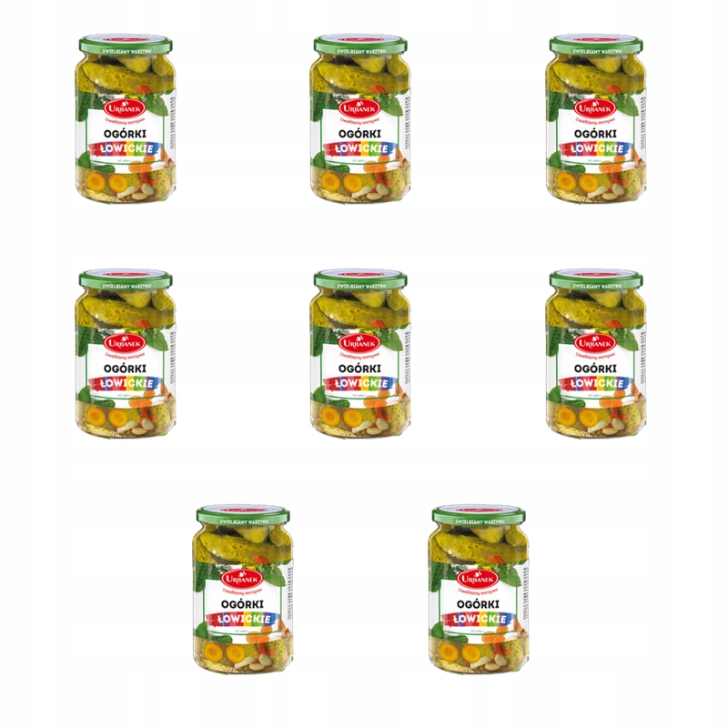 Rybářské okurky 680 g/380 g Urbanek X8