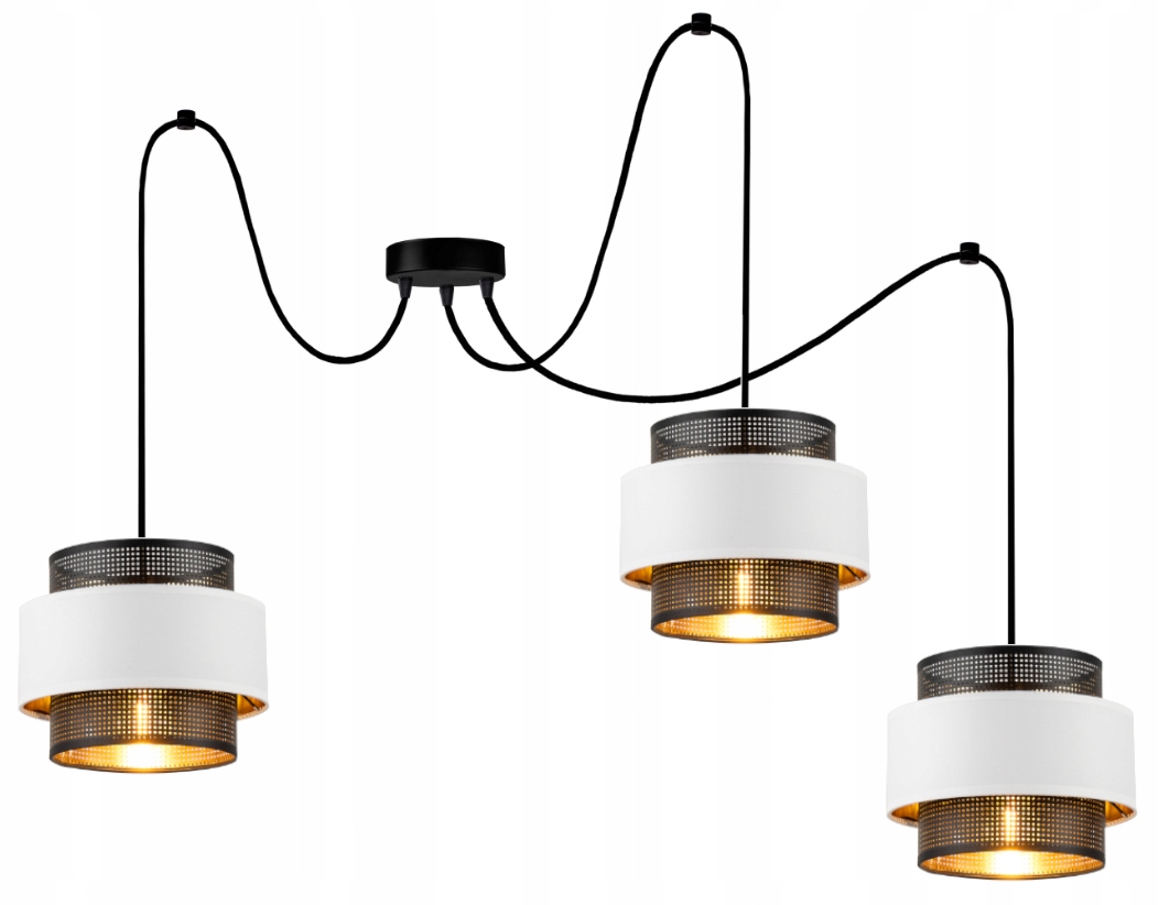 

Nowoczesna Lampa Wisząca Sufitowa Żyrandol Abażur