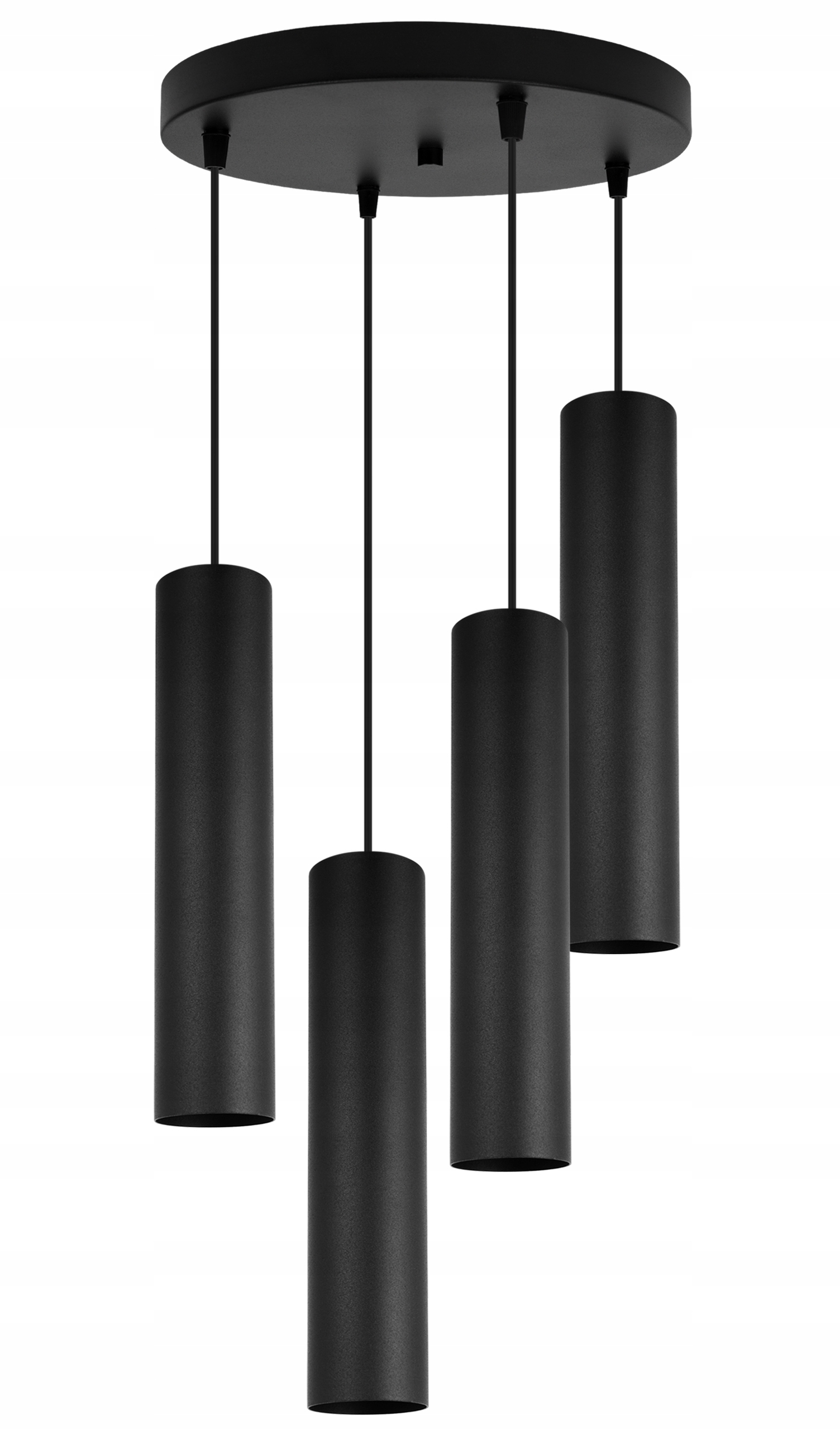 

Lampa Nowoczesna Wisząca Sufitowa Czarna Klosz Led