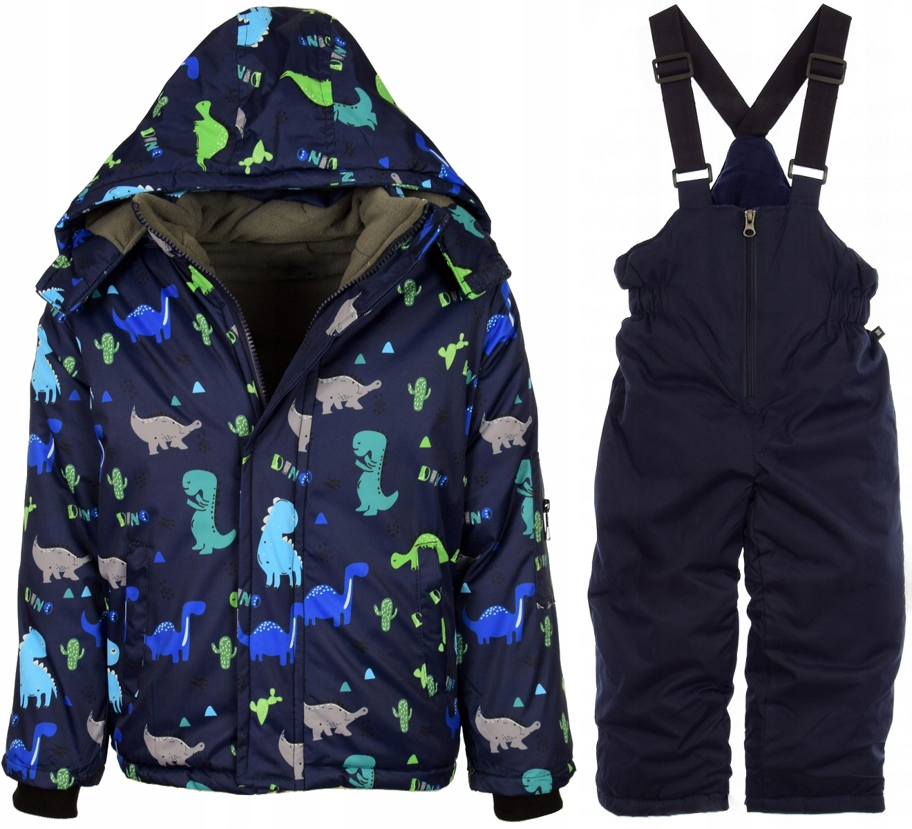 KOMBINEZON ZIMOWY j-341G DWUCZĘŚCIOWY POLAR r. 116